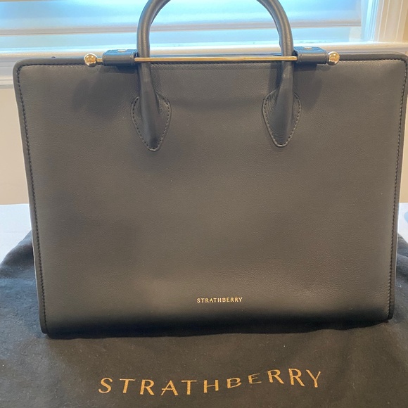 STRATHBERRY Leather Tote - Picture 1 of 6